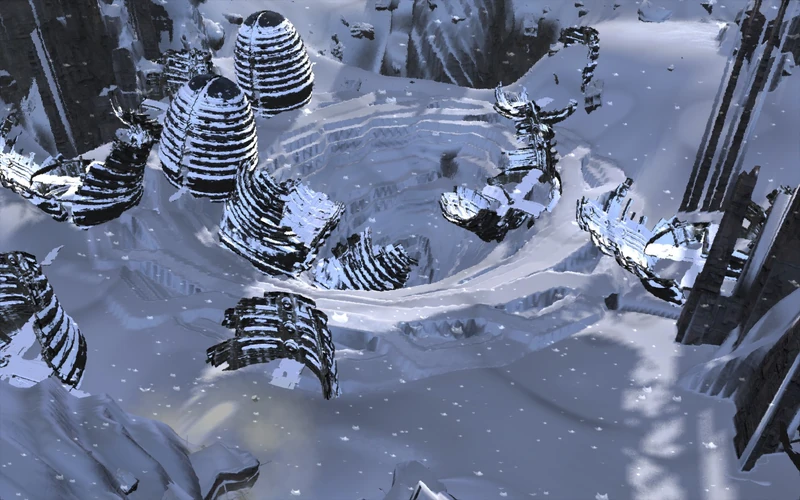 Cat-Lon's Exile: a giant hole with two intact domes