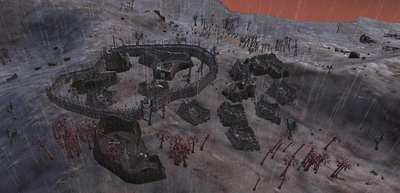 The ruins of Fish Isle