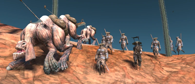 A Western Hive trade caravan