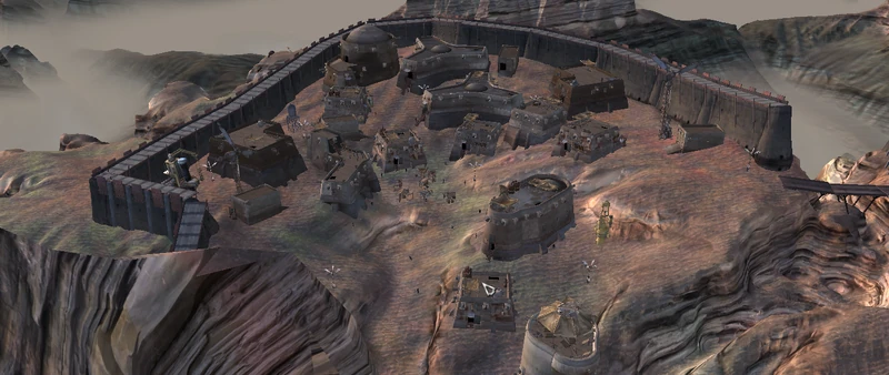 Mongrel, the outlaw settlement at the centre of the Fog Islands