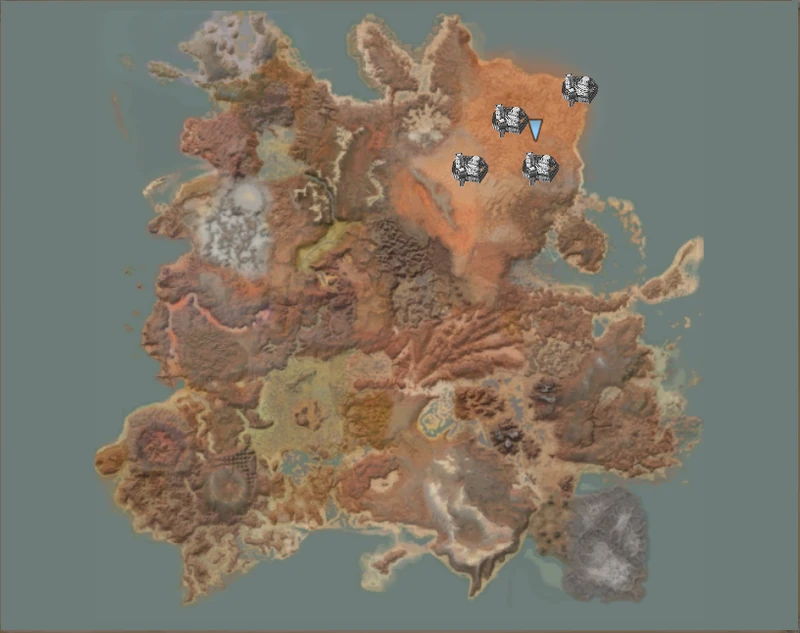 Where Rock Bottom drops you: The Great Desert east of Sho-Battai, surrounded by slaver hunting grounds