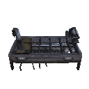 The skeleton repair bed, the only facility that restores HP lost to wear and tear