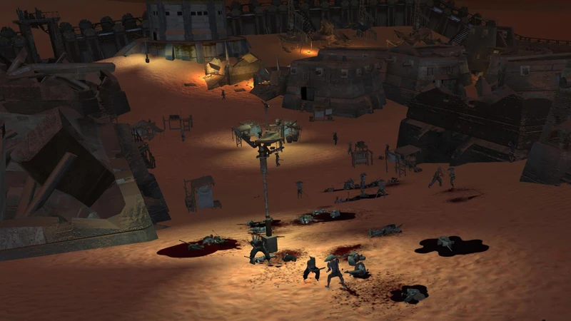 Yabuta Outlaws holding Stoat against a Rebel Swordsmen attack